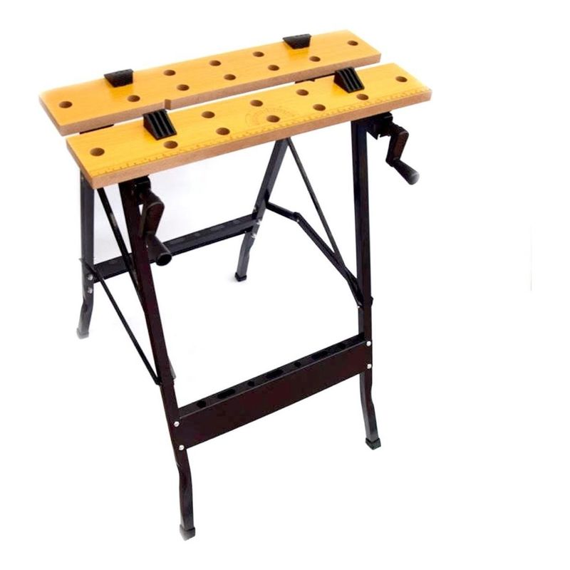 GENERICO - Mesa Plegable de Trabajo 60 cm Soporta 150 kg y Herramientas