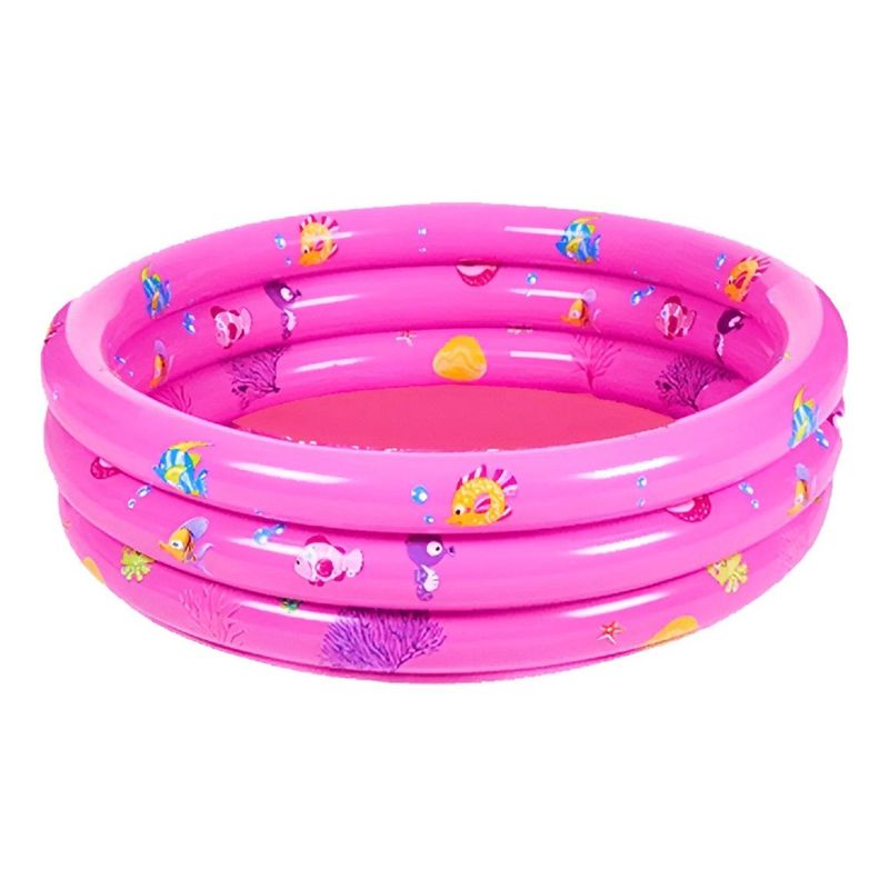 GENERICO - Diversión Rosa Piscina Inflable para Niños Pequeños 80 cm