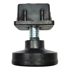 GENERICO - Regatón Ajustable para Perfil 30x30 con Patín Liso - 40 Unid