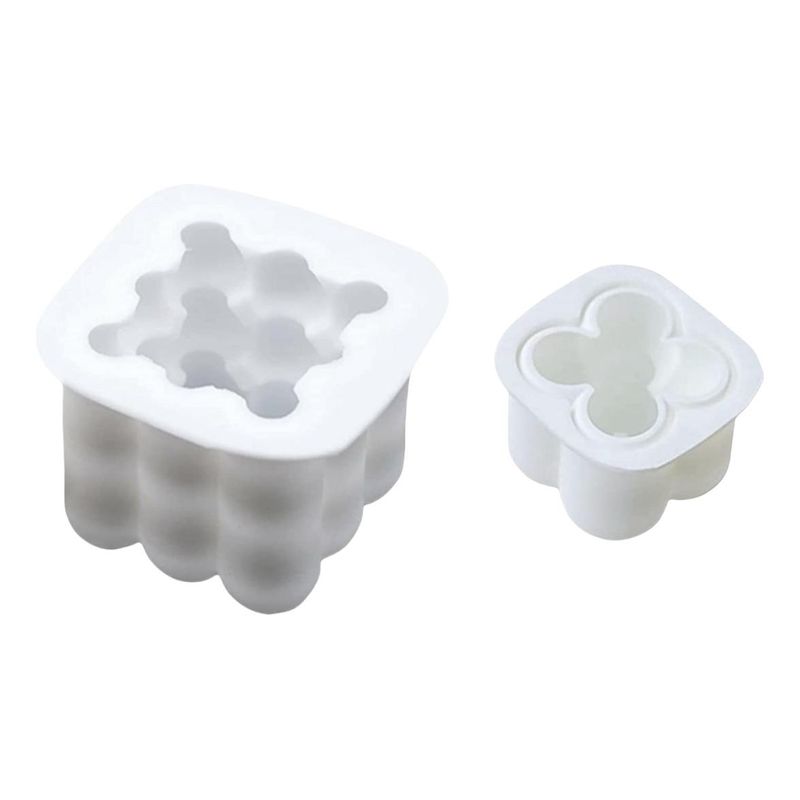 GENERICO - Molde de Silicona Reutilizable para Velas y Jabones 3D