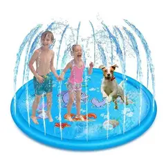 GENERICO - Alfombrilla de Aspersión Inflable para Niños y Mascotas