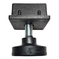 GENERICO - Regatones Regulables 40x40 para Perfilería - Pack 20 Unid