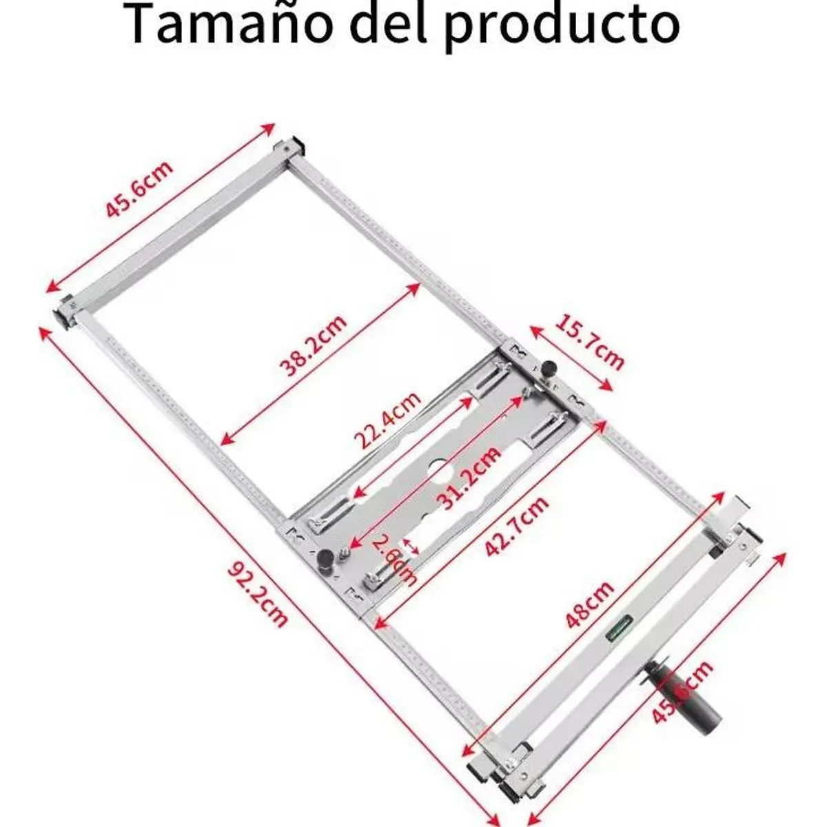 GENERICO - Guía de Corte Multifuncional para Carpintería y Bricolaje