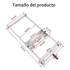 GENERICO - Guía de Corte Multifuncional para Carpintería y Bricolaje