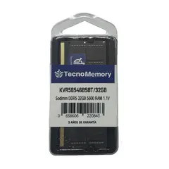 GENERICO - Memoria ram TecnoMemory Sodimm 32GB DDR5 5600Mhz KVR56S46BS832