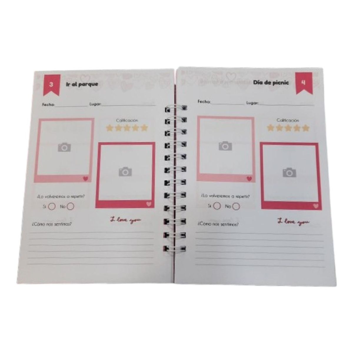 GENERICO - Libreta de Citas para Parejas con Diseño Creativo