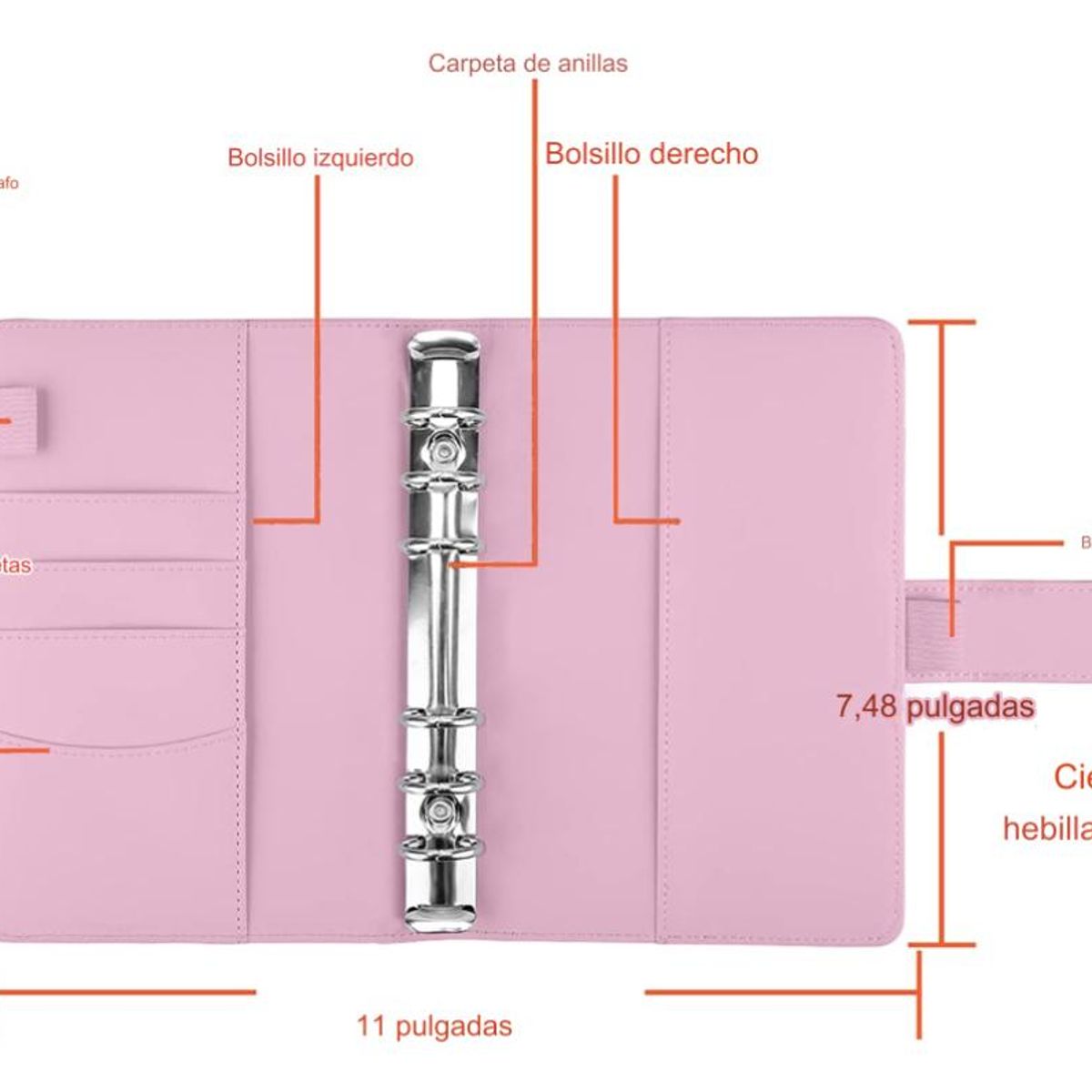 GENERICO - Carpeta A6 de Ahorros Organizador de Dinero Elegante y Práctico