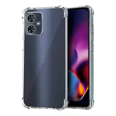 GENERICO - Funda Transparente para Motorola con Lamina Autoreparable