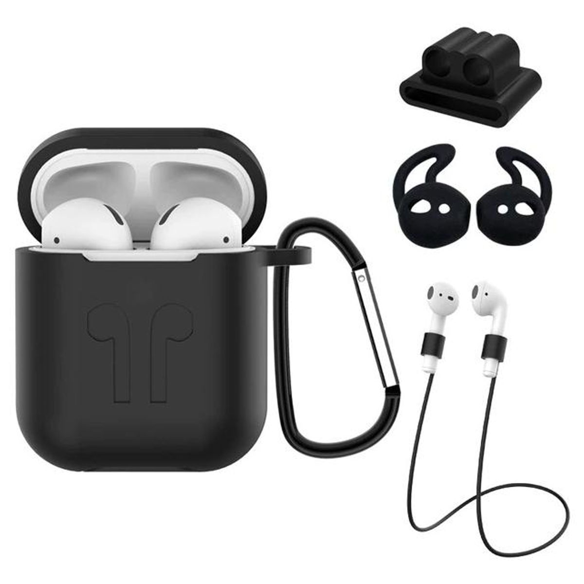 GENERICO - Protector 5 en 1 de Silicona para Auriculares con Estilo