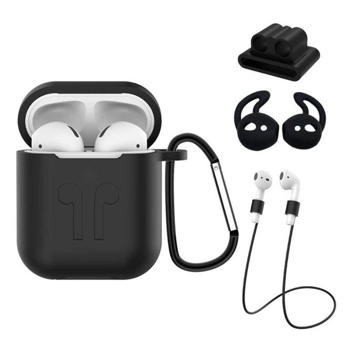GENERICO - Protector 5 en 1 de Silicona para Auriculares con Estilo