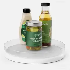 GENERICO - Bandeja Giratoria Acrílica para Organizar Refrigerador
