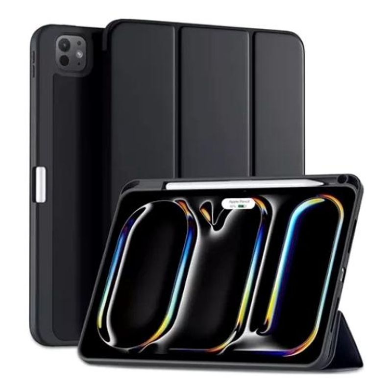 GENERICO - Funda Smart Cover Silicona con Soporte para Lápiz iPad Pro 13