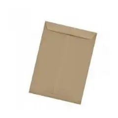 GENERICO - Sobres Tipo Saco Oficio Pack de 50 Units Color Blanco y Café