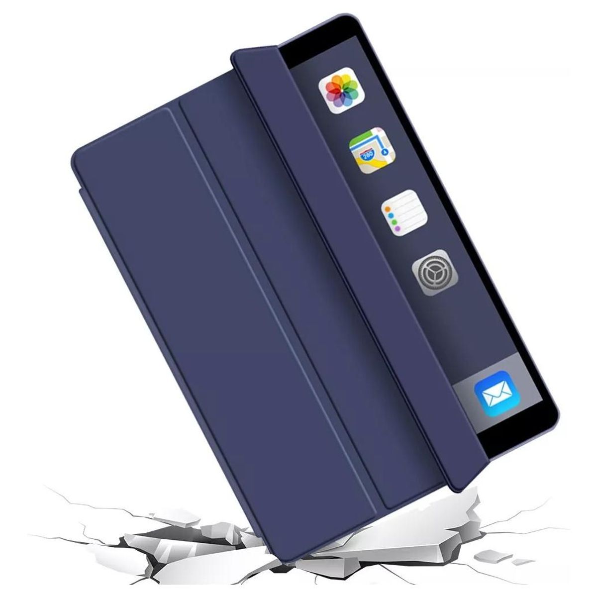 GENERICO - Funda Magnética con Soporte para Apple Pencil para iPad 102