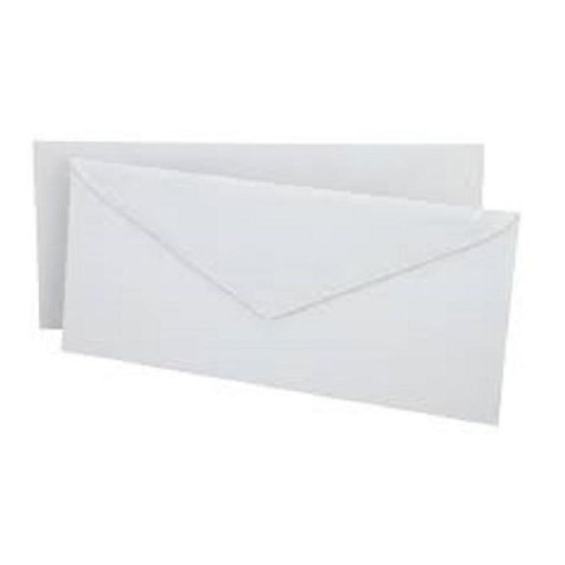GENERICO - Paquete de 100 Sobres Blancos Tamaño Carta 23x10 cm