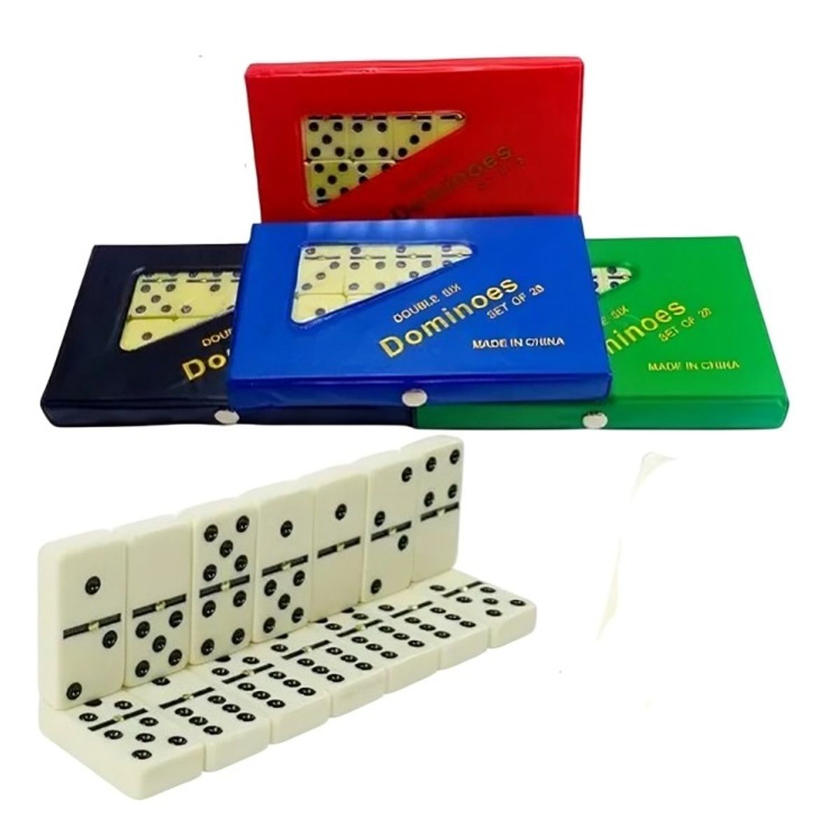 GENERICO - Juegos De Domino Estuche 28 Piezas Mesa