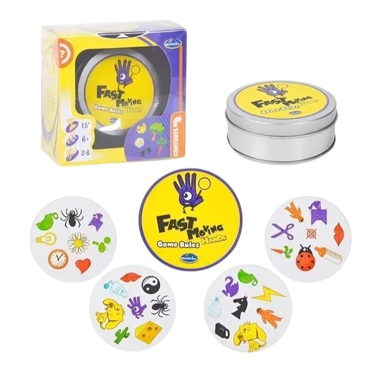 GENERICO - JUEGO DE MESA CARTAS DOBBLE ESPAÑOL MEMORIA INTERACTIVO