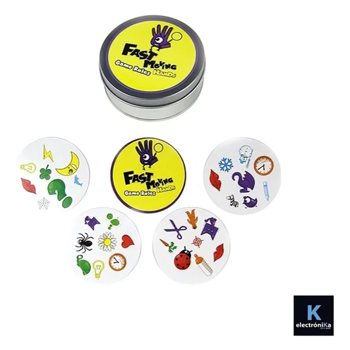 GENERICO - JUEGO DE MESA CARTAS DOBBLE ESPAÑOL MEMORIA INTERACTIVO