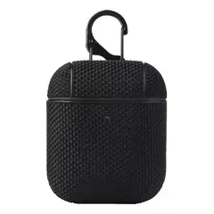 GENERICO - Funda de Nylon Resistente con Gancho para AirPods 1-3 Pro