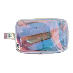 GENERICO - Estuche Holográfico para Maquillaje y Accesorios de Viaje
