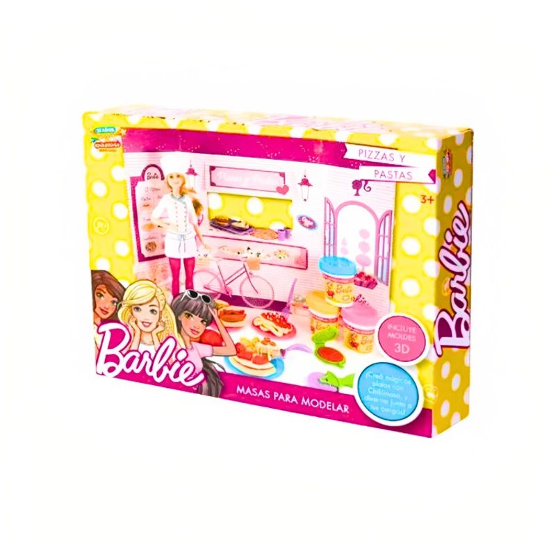 GENERICO - Set Masitas Moldeables Barbie Pizzas Y Pastas en Caja