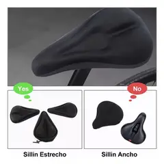 GENERICO - Cojín de Sillín Ergonómico y Cubierta Impermeable para Bicicleta