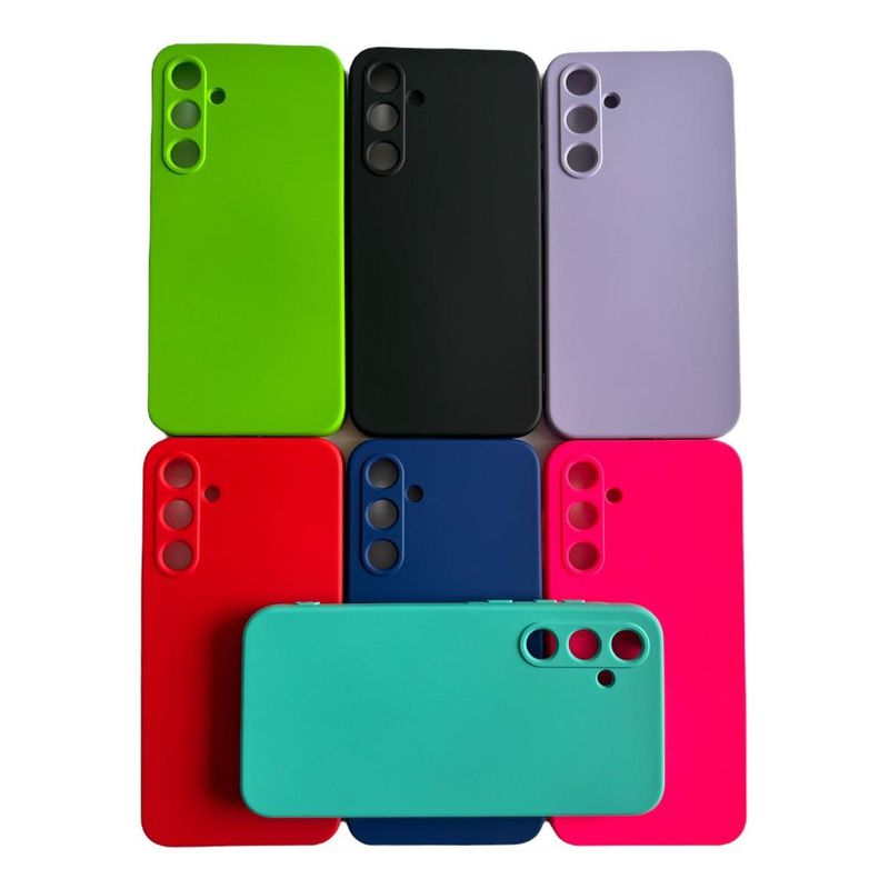 GENERICO - Funda de Silicona Elegante con Microfibra para Samsung A55