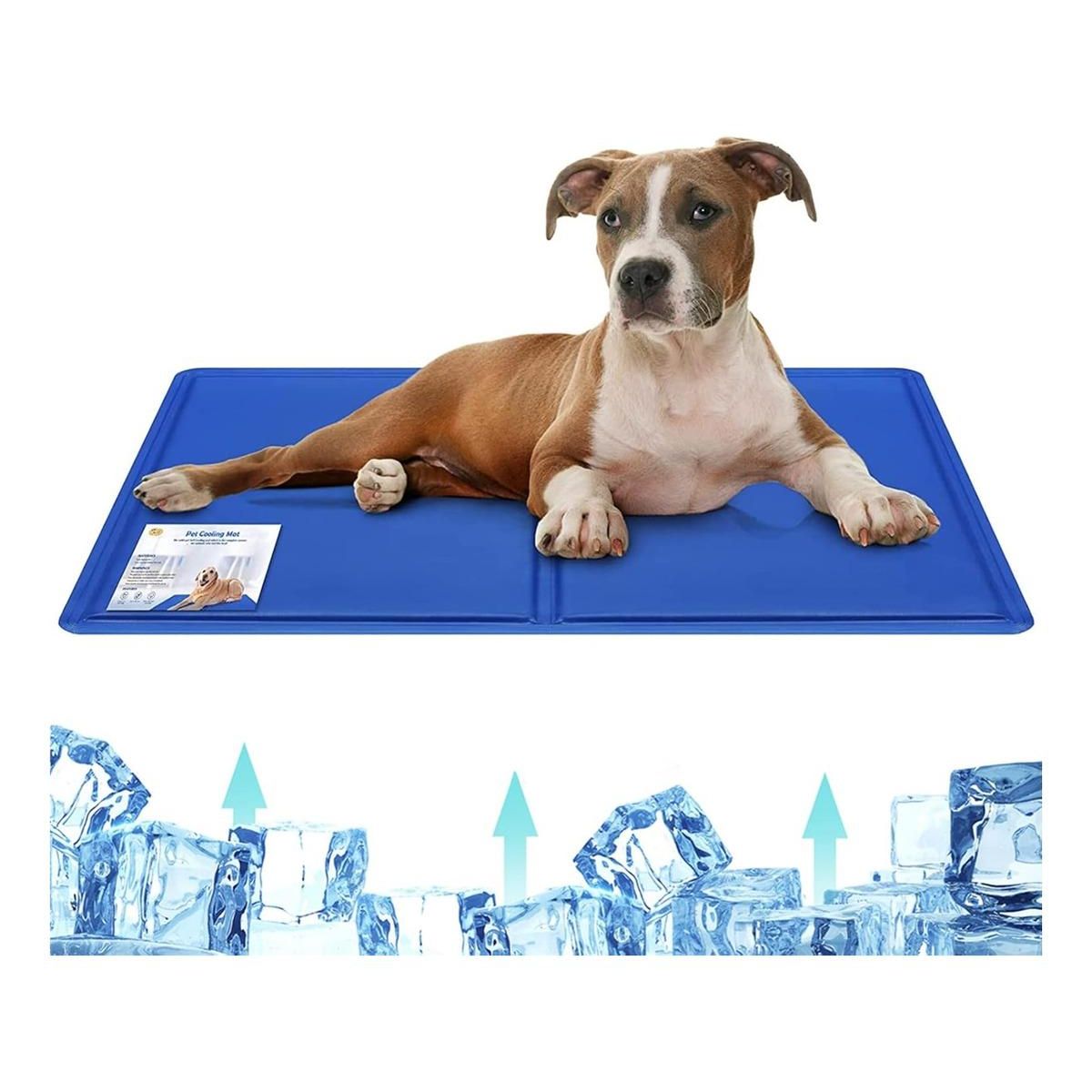 GENERICO - Alfombra Refrescante para Mascotas Azul-Rosa 65x50 cm