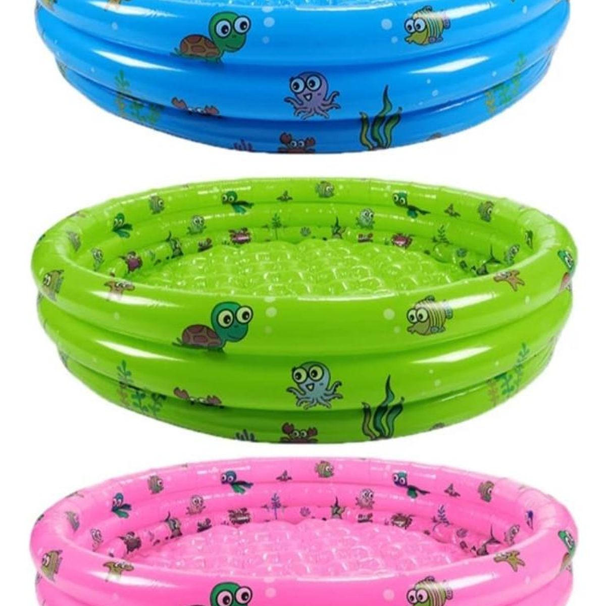 GENERICO - Piscina Inflable Redonda de Tres Anillos para Niños 80 cm.