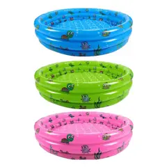 GENERICO - Piscina Inflable Redonda de Tres Anillos para Niños 80 cm