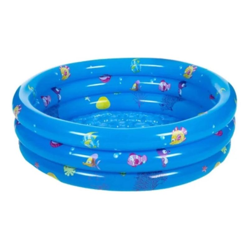 GENERICO - Piscina Inflable Redonda con Resbalín para Niños 2-4 Años
