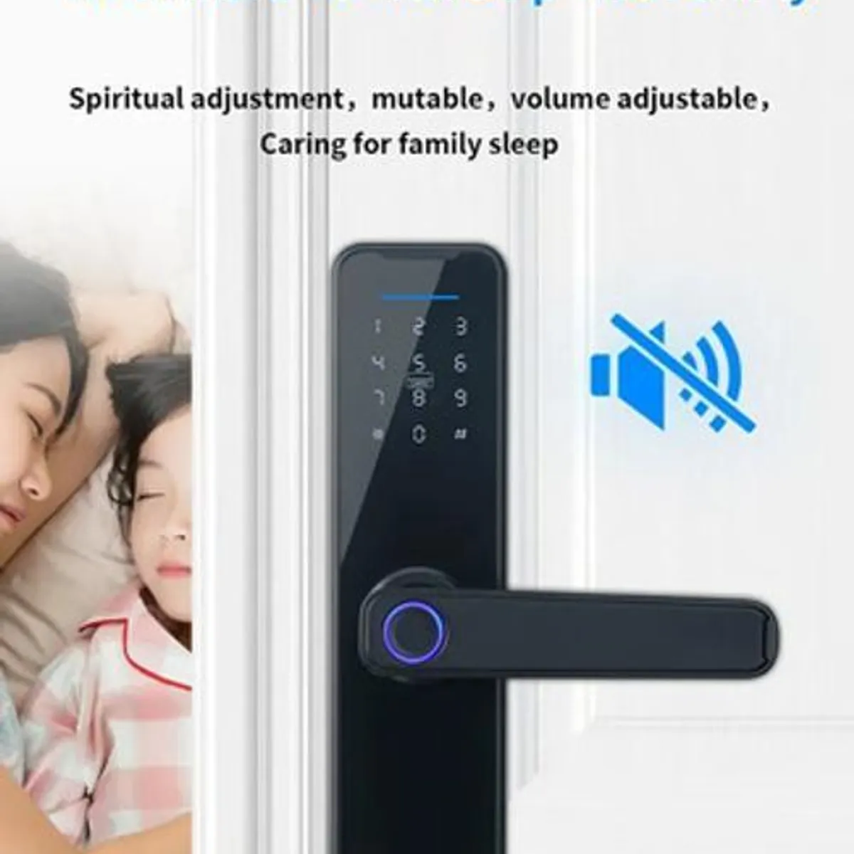 GENERICO - Cerradura Digital Smart con App Huella y Código NFC