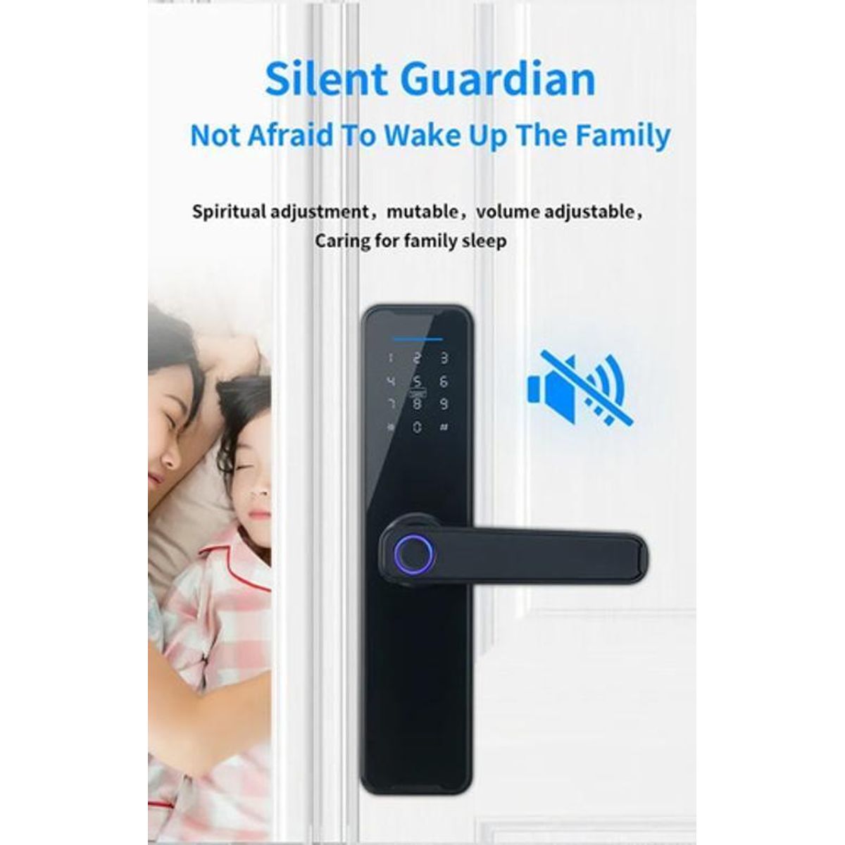 GENERICO - Cerradura Digital Smart con App Huella y Código NFC