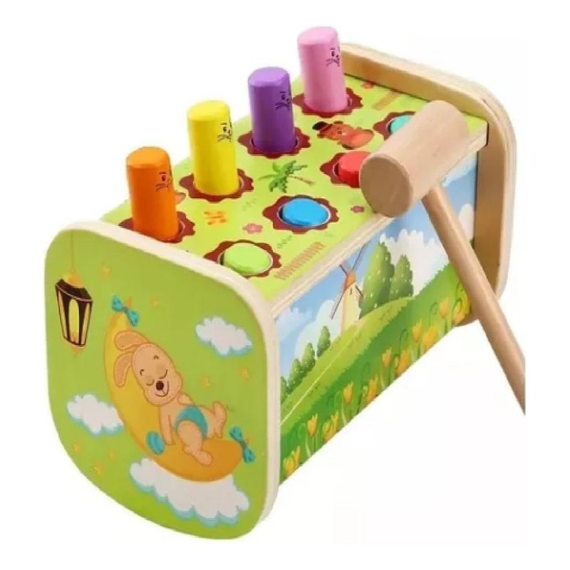GENERICO - Banco de Martillo de Madera para Bebés y Niños