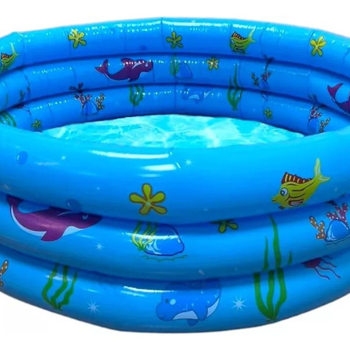 GENERICO - Divertida Piscina Inflable Redonda para Niños 100 cm