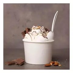GENERICO - Vasos Desechables de Polipapel para Helados y Postres 16oz