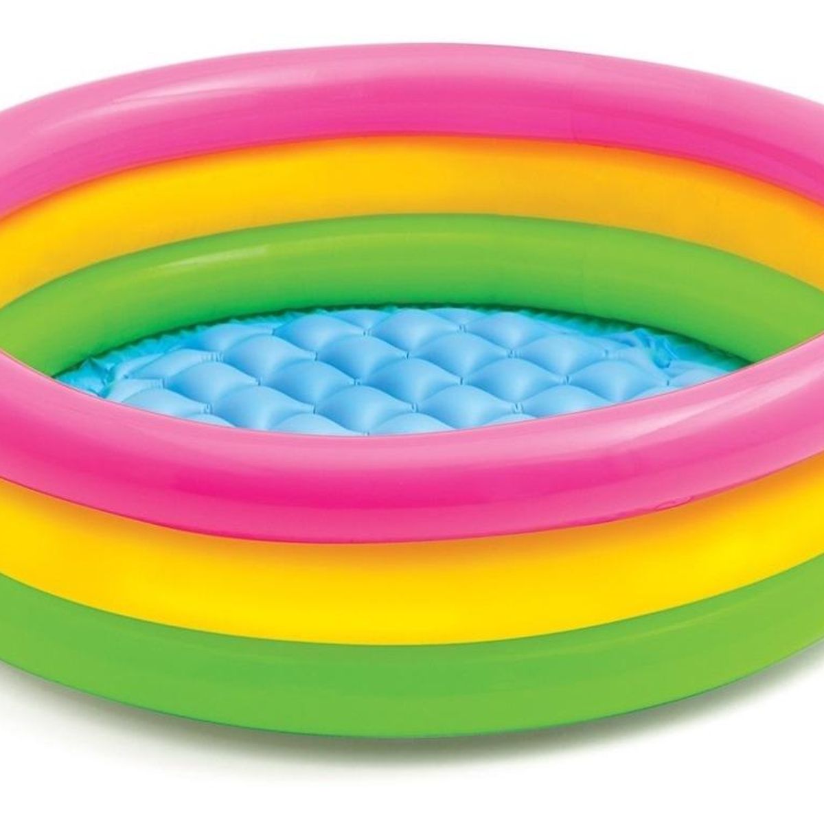 GENERICO - Piscina Inflable Tricolor para Niños con Juegos 90x23 cm.