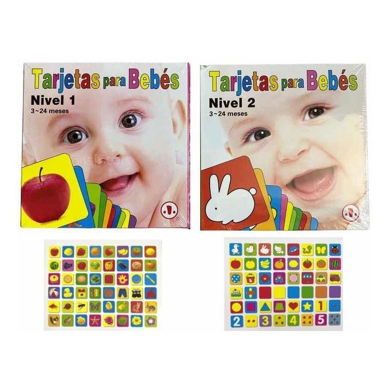 GENERICO - Tarjetas Ilustradas para Estimulación Visual de Bebés