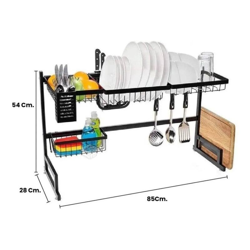 GENERICO - Escurridor Multiusos de Platos y Organizador de Cocina