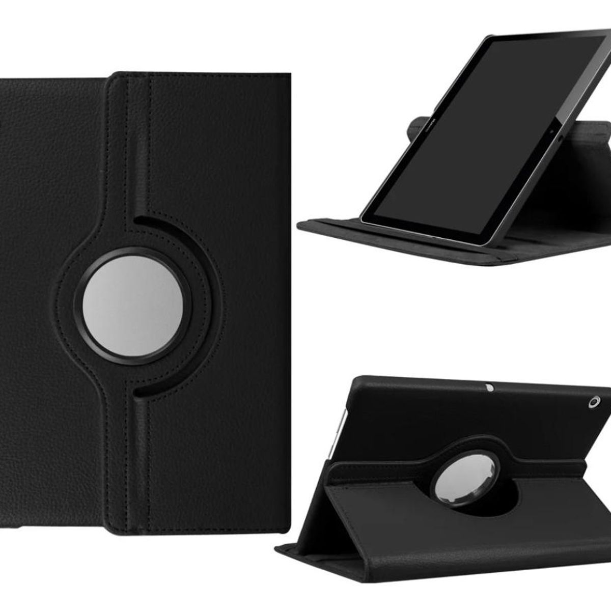 GENERICO - Funda Giratoria 360° para Tablet de 10 - Eco Cuero Protectora