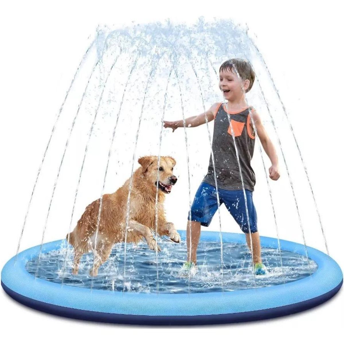 GENERICO - Piscina Inflable Plegable para Niños y Mascotas 100 cm