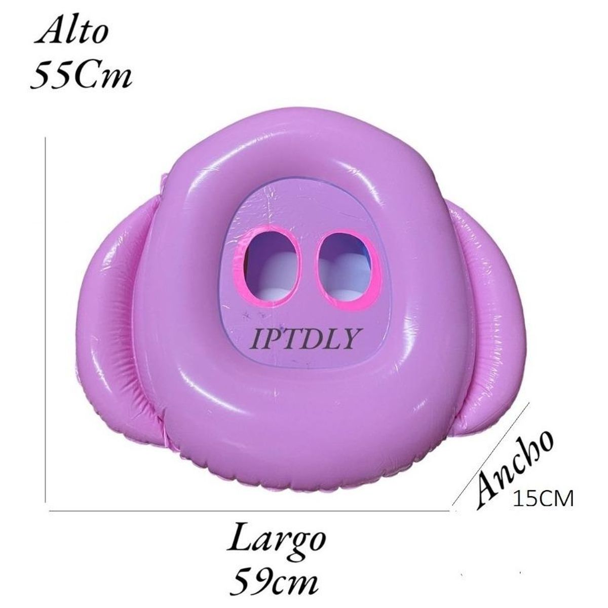 GENERICO - Flotador Inflable Tipo Bote con Sonido para Bebés 59 cm