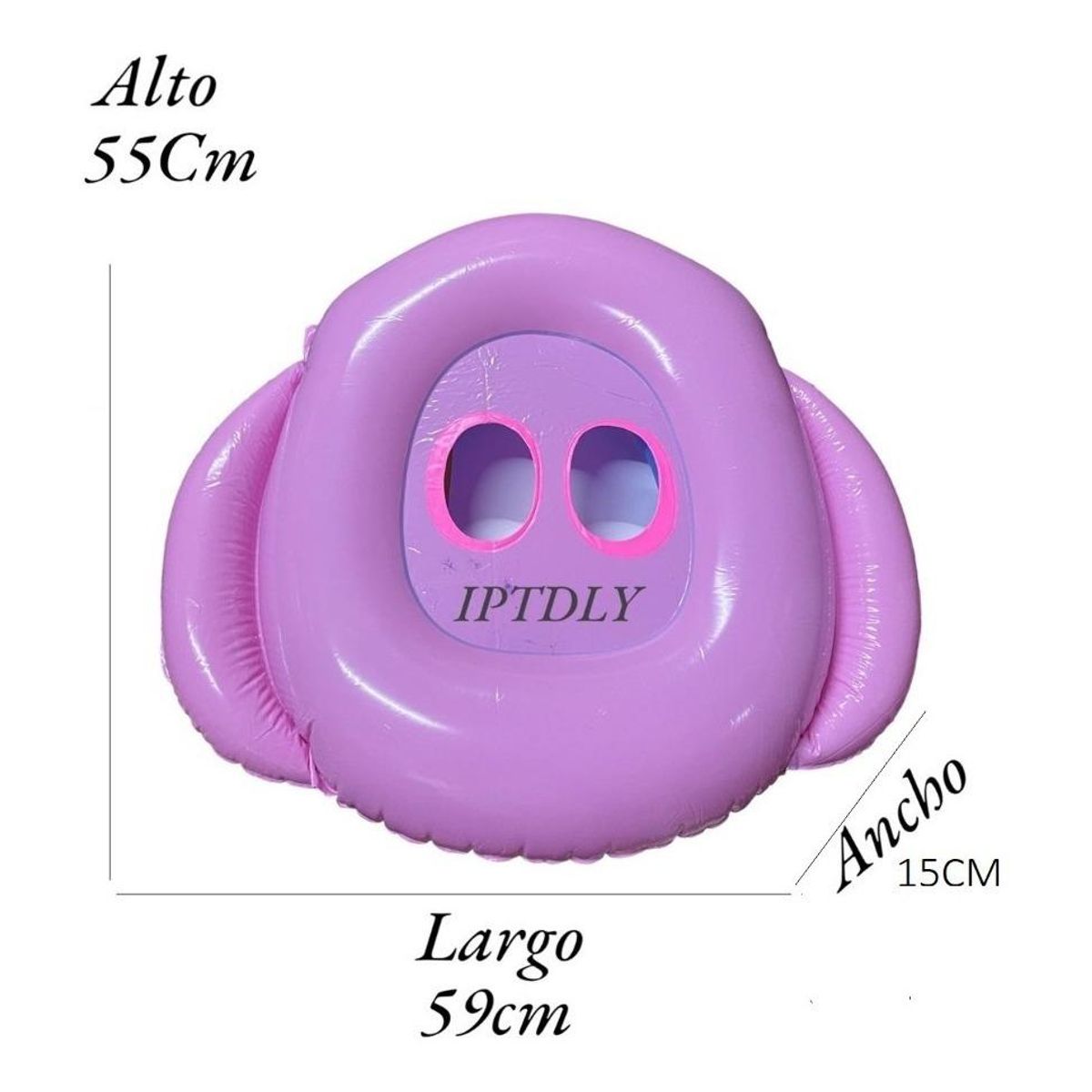 GENERICO - Flotador Inflable Tipo Bote con Sonido para Bebés 59 cm