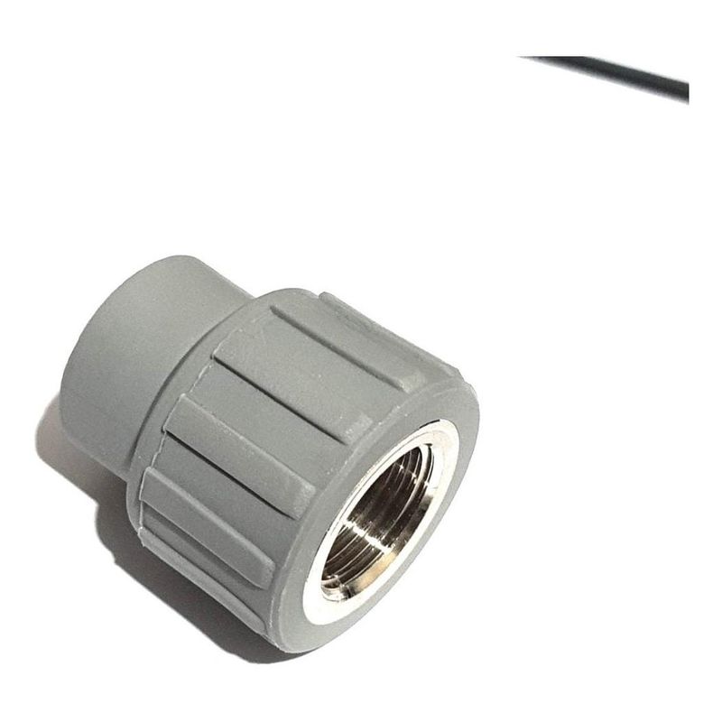 GENERICO - Pack de 10 Terminales PPR Gris 20 mm x 12 para Fusión