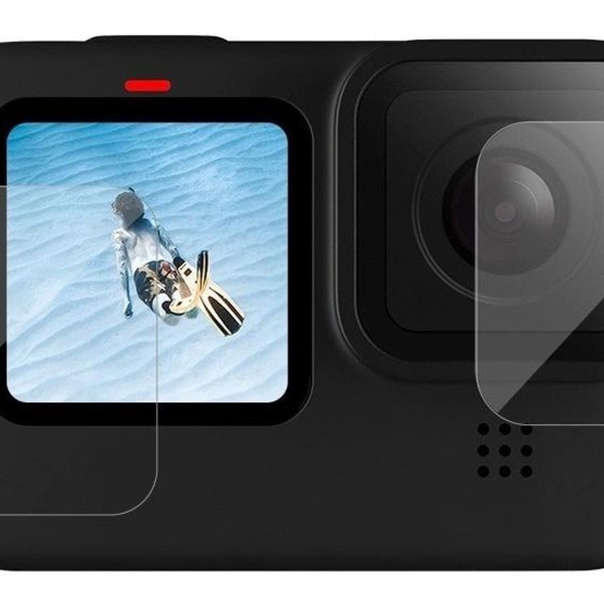 GENERICO - Protector de Vidrio Templado para GoPro Hero 10 y 9