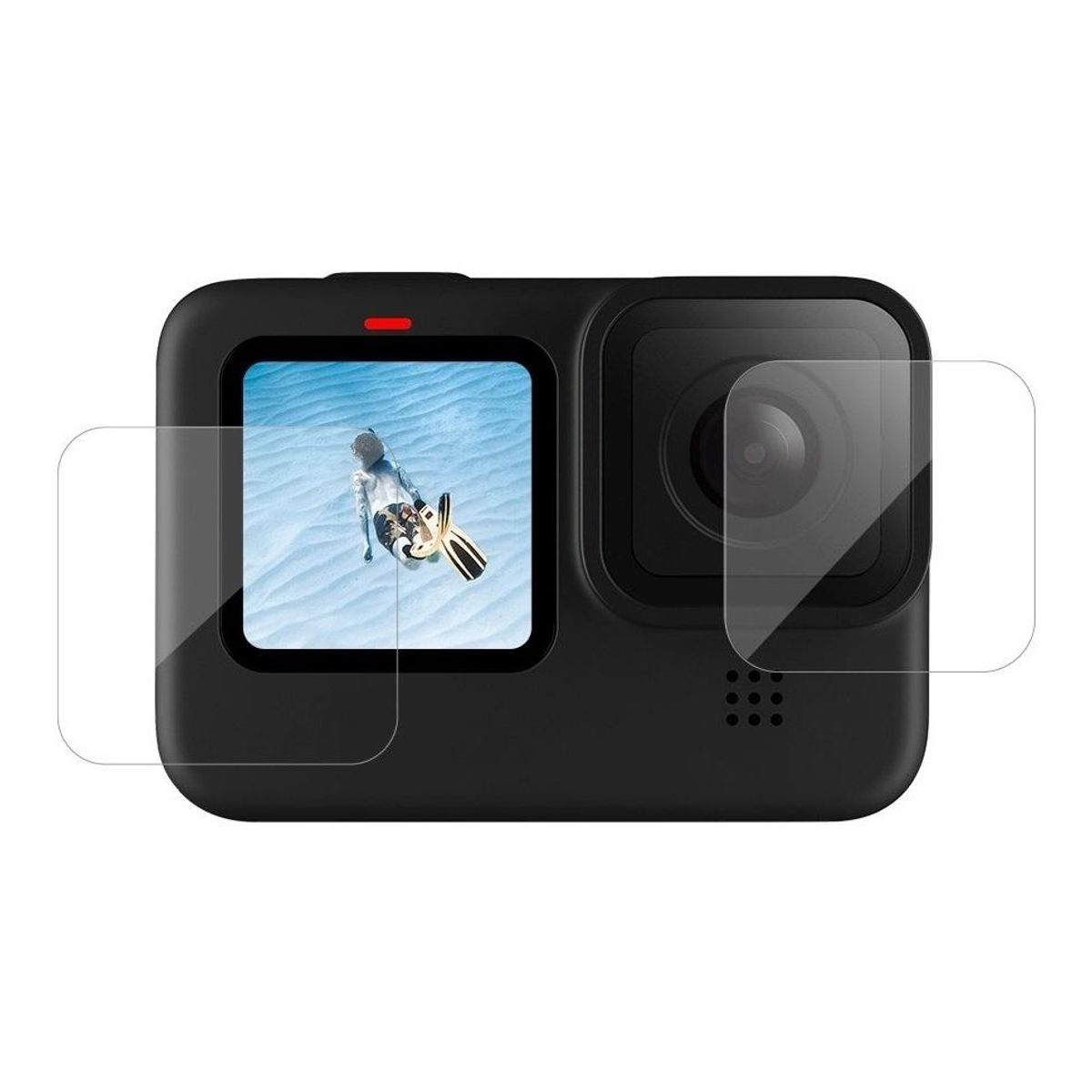 GENERICO - Protector de Vidrio Templado para GoPro Hero 10 y 9