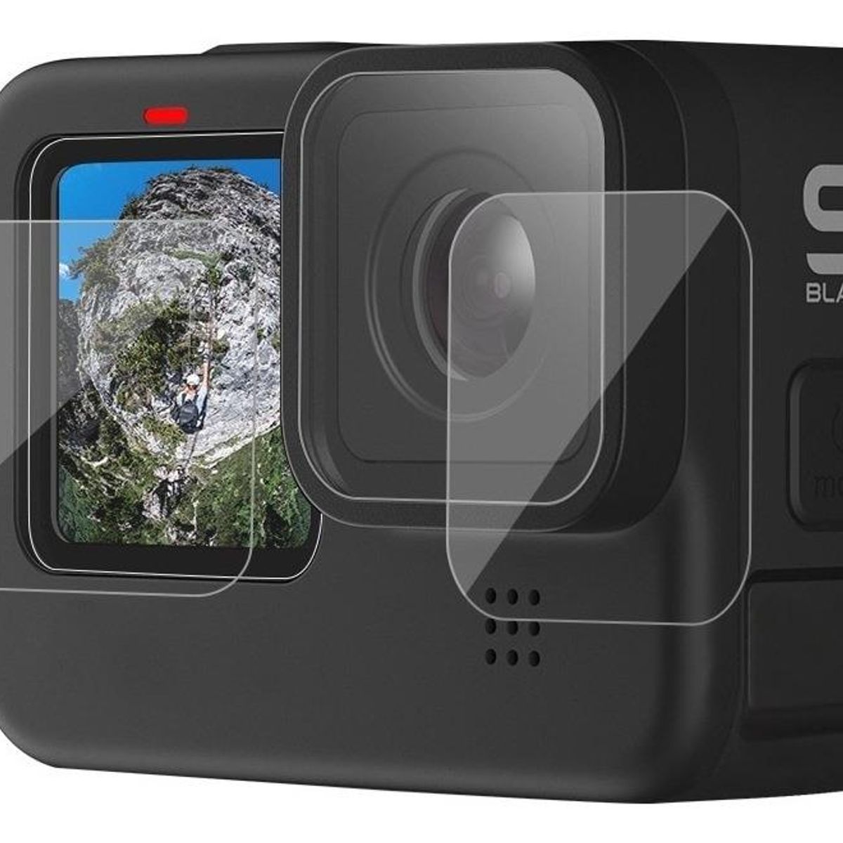 GENERICO - Protector de Vidrio Templado para GoPro Hero 10 y 9