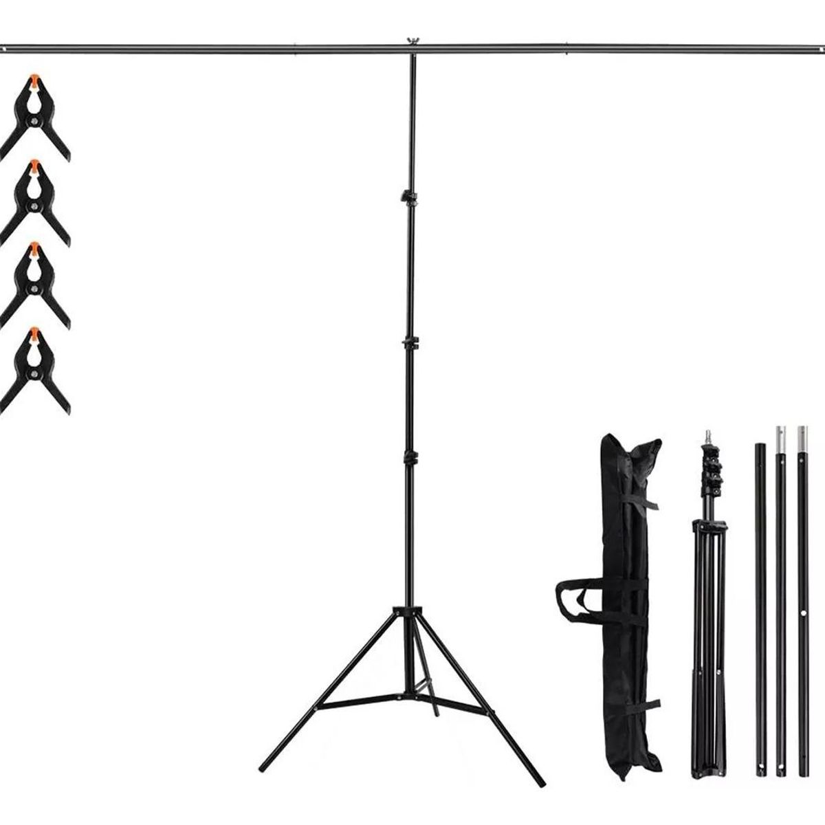 GENERICO - Soporte Plegable en T para Fotografía y Estudio Pro