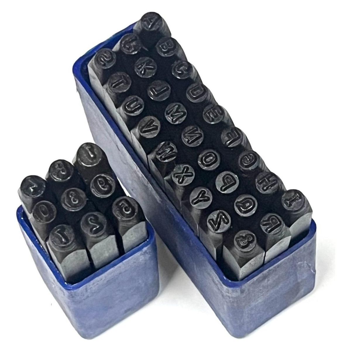 GENERICO - Set de Letras y Números de Golpe para Metales 36 Pzs