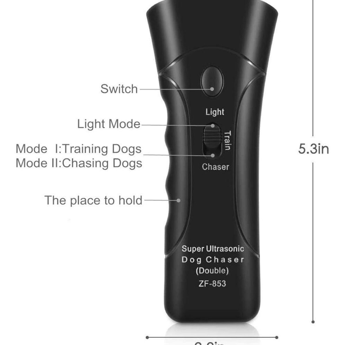 GENERICO - Dispositivo Ultrasónico Portátil para Controlar Ladridos